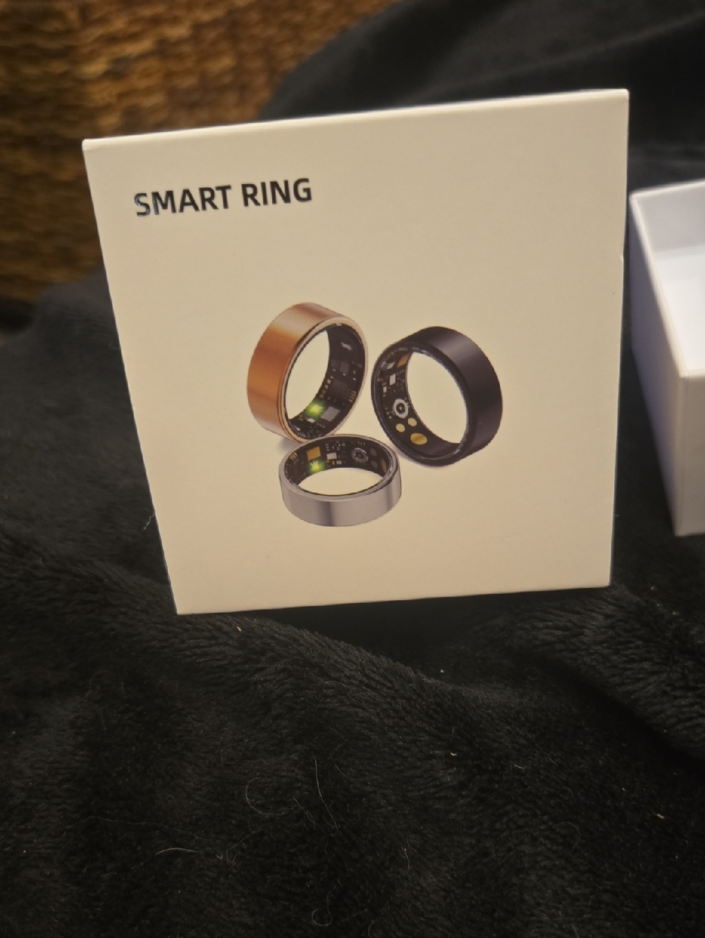 Smart Ring Wearable Health Tracker — Gold, Black & Silver